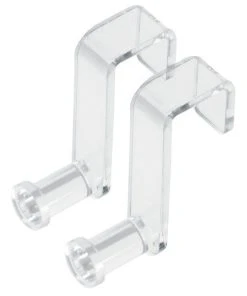 Sigel Flipchart-Haken Transparent, 2er Pack. Hochwertig, Transparent Und Bruchsicher