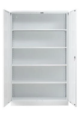 PROREGAL Stahlschrank Bee | HxBxT 195x120x42 Cm | Weiß 7 PROREGAL Stahlschrank Bee | HxBxT 195x120x42 Cm | Weiß – Bild 7