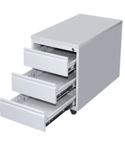 Lullmann Büro Rollcontainer Mit 3 Schubladen Bürocontainer 61x46x79cm Lichtgrau 505315 -Yongsheng-Geschäft fc3c901d 3679 449a a63c efa4a4ef9cd1 2