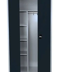 Lullmann Spind Kleiderschrank Stahl Putzschrank PutzSpind Putzmittelschrank 515721 Lichtgrau/Blau -Yongsheng-Geschäft fc94110b e052 4096 9654 e4c3477bdbb1 1