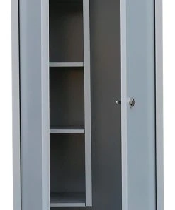 Lullmann Spind Kleider-Wäsche-Schrank Kleiderspind 2-türig 180x50x50cm Lichtgrau/enzianblau 510701 -Yongsheng-Geschäft fdb15f2a e039 48d1 aa99 156e6c2c959f