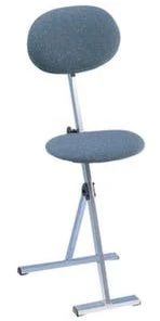 Null Klappbare XXL-Stehhilfe, Sitz Kunstleder Schwarz, Sitz H 550-770mm, Rücken Kunstleder Schwarz, Gestell RAL9005 -Yongsheng-Geschäft fe80e5f2 758d 4daa a361 0dbddb6970a3 1